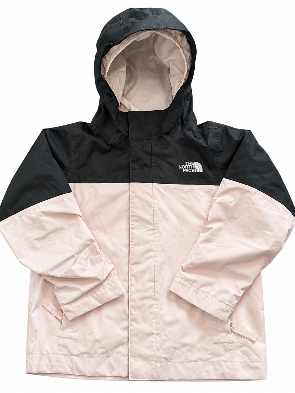 The North Face Toddler 4T Pink Black Hooded Jacket Removable Fleece Liner